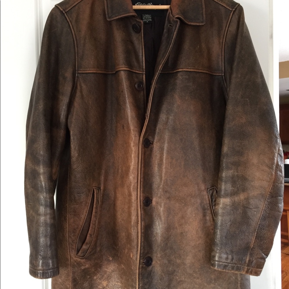 Heavy GORGEOUS leather coat. No offers, sorry. - Picture 2 of 8